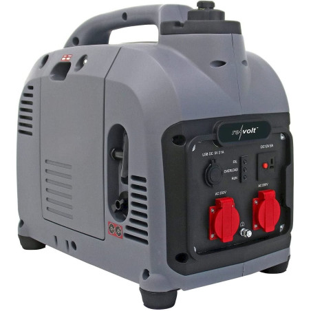 reVolt BIG-240 Tragbarer Benzin Inverter-Generator 2000W