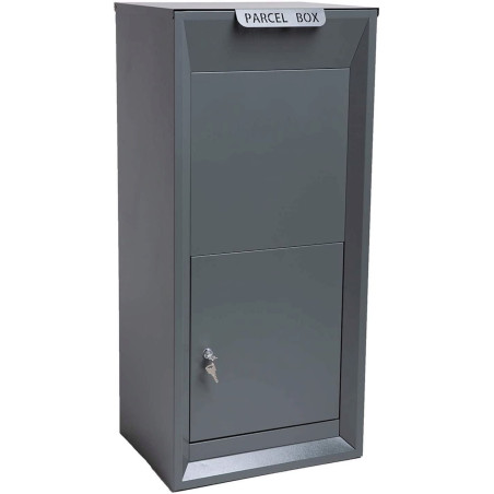 SVITA Parcel Box Paketbriefkasten Paketbox Packstation Grau