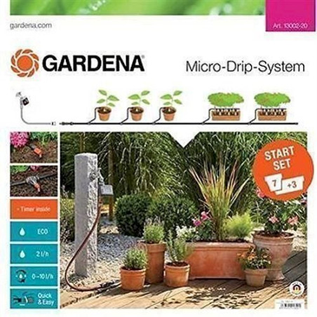 Gardena 13002-20 Mi­cro-Drip-Sys­tem Start Set Pflanz­töp­fe M automatic