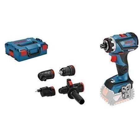 Bosch Ak­ku-Bohr­schrau­ber GSR 18V-60 FC, Solo Version, 3 Aufsätze, L-BOXX 06019G7103