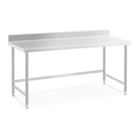 Plan de travail en inox 180x70cm - charge maximale 96kg