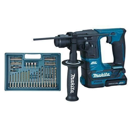 Makita Akku Bohrhammer HR166DSAE1 Akku 10,8 V / 2,0 Ah inkl. Bohrer- und Bitset