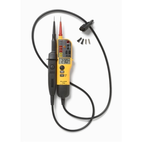 Fluke T150/VDE Zwei­po­li­ger Span­nungs­prü­fer CAT III 690 V, CAT IV 600V LED, LCD, Akustik, Vibration