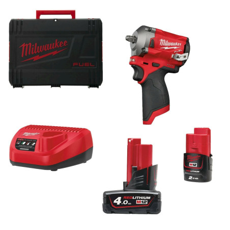 Milwaukee FUEL M12 FIW38-422X Akku-Schlagschrauber (1x2Ah + 1x4Ah)