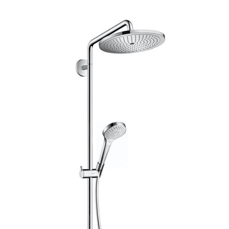 Hansgrohe Reno Croma Select 280 Air Colonne douche 26793000, chrome, 1jet, bras de douche 400 mm