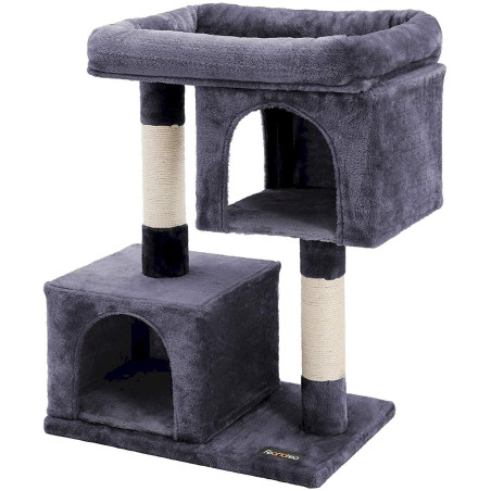 FEANDREA Arbre à chat 84 cm gris foncé PCT61G