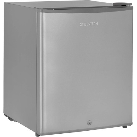 Stillstern GB 43.2 Mini-Gefrierschrank mit Schloss 42L Silber