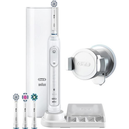 Braun Oral-B Genius 9100S Sensi Ultrathin Adultes Blanc, Brosse a dents electrique