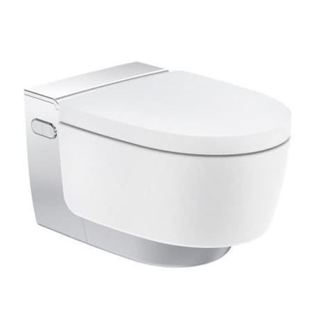 Geberit AquaClean Mera Comfort 146210211 WC-Kom­plett­an­la­ge, hoch­glanz-ver­chromt, UP