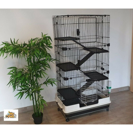 MYPETS BIG CAGE XXXL - cage pour rongeurs avec tiroir 160x75x50 cm