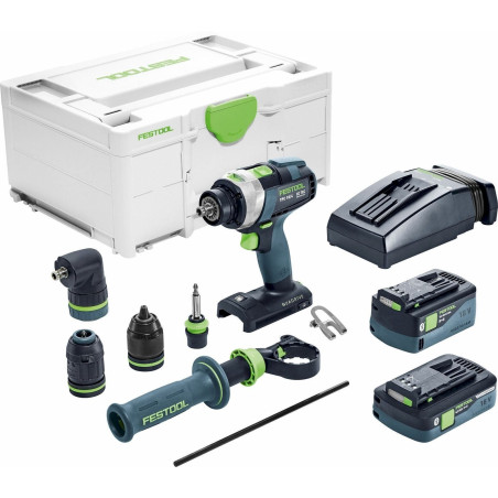 Festool QUADRIVE TPC 18/4 5,2/4,0 I-Set/XL Akku-Schlagbohrschrauber