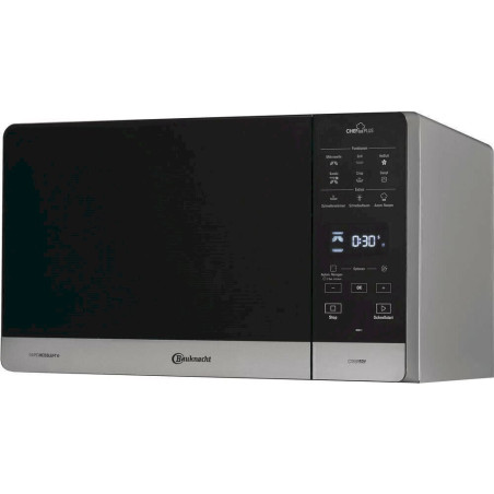 Bauknecht Mi­cro-Ondes Mv 49 SL 800 Watt Argent avec Grill et Heiss­luft­funk­tion