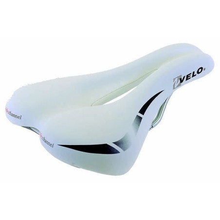 Velo 250338 wide:channel-m Selle de vélo Blanc 270 x 175 mm