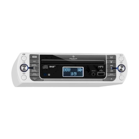 Auna KR-400 CD Kü­chen­ra­dio, DAB+/PLL FM, CD/ Mp3-Play­er weiß