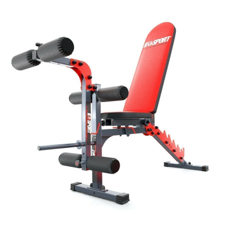 K-Sport KSSL104 Kit d'entraînement avec banc de musculation + curler pour jambes