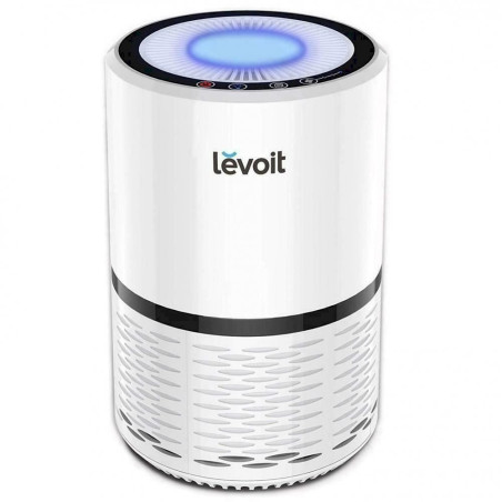 LEVOIT Luft­rei­ni­ger Air Purifier mit HE­PA-Kom­bi­fil­ter & Ak­tiv­koh­le­fil­ter Weiß