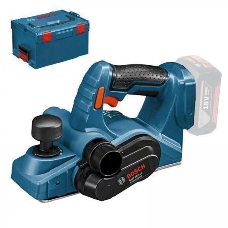 BOSCH GHO 18 V-LI Akku-Hobel Solo Version, L-BOXX 06015A0300 ohne Akku & ohne Ladegerät