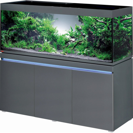 EHEIM incpiria 530 aquarium complet avec éclairage LED et meuble éclairé graphite