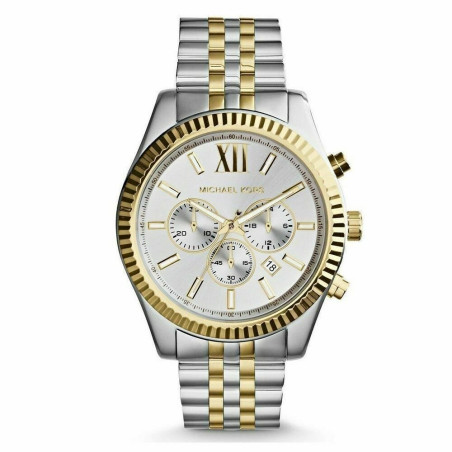 MICHAEL KORS Chro­no­graph Lexington MK8344 Silber-Gold