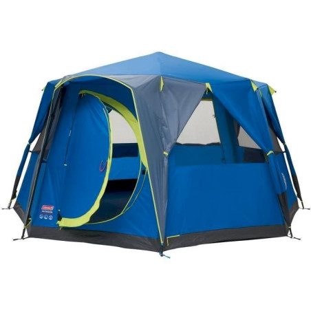 Coleman Cortes Octagon 8 Zelt, 8-Personen, Blue/Lime