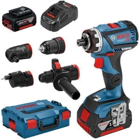 BOSCH GSR 18V-60 FC Pro­fes­sio­nal Perceuse Visseuse sans fil 18 V (2 x 5 Ah) + Embout Per­fo­ra­teur GFA 18-H