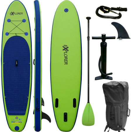 Explorer 23401 SUP Board Stand Up Paddle Surfboard aufblasbar Paddel ISUP ALF2 320 cm