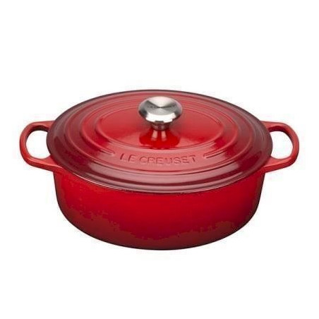 Le Creuset 21178310602430 Signature Cocotte Ovale Fonte Cerise 31 cm