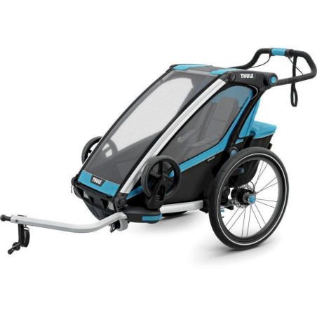 Thule Chariot Sport 1 Fahr­rad­an­hän­ger Modell 2020 Blue / Black