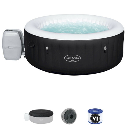 Bestway LAY-Z-SPA Miami AirJet Whirlpool aufblasbar 180 x 66 cm rund