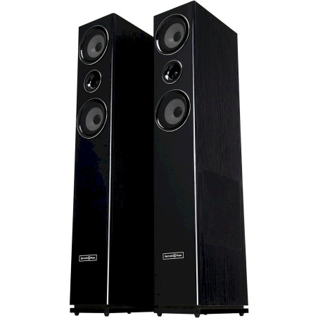 Bennett & Ross Stratosphere MKII HiFi paire de haut-parleurs colonne noir 2x 150W RMS