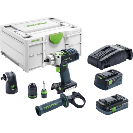 Festool Ak­ku-Schlag­bohr­schrau­ber PDC 18/4 5,2/4,0 I-Set-SCA QUADRIVE - 576468