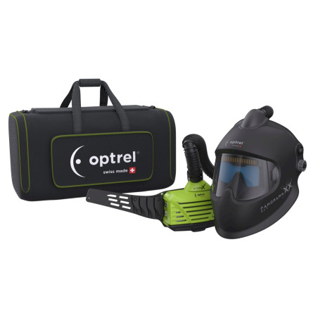 Optrel Panoramaxx 2.5 casque de soudage PAPR + respiratoire à ventilation assistée e3000X (ATEX)