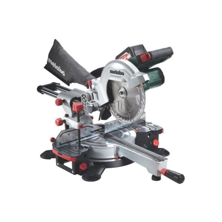 Metabo KGS 18 LTX 216 Scie à onglets radiale à batteries 18V LiHD (2x batterie 5.2Ah) - 216 x 30mm