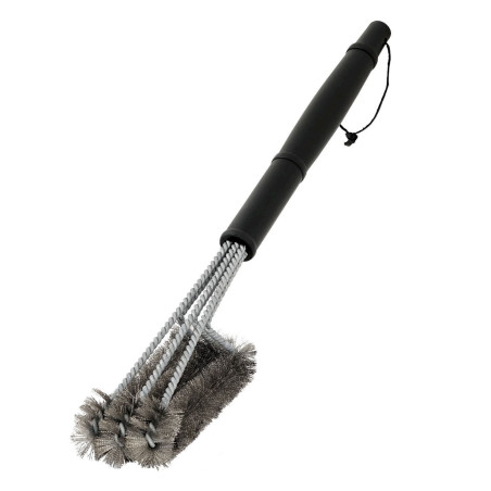 BBQ-Toro ESB30_2 Brosse à griller de nettoyage avec poils en acier inoxydable | en 3 spirales