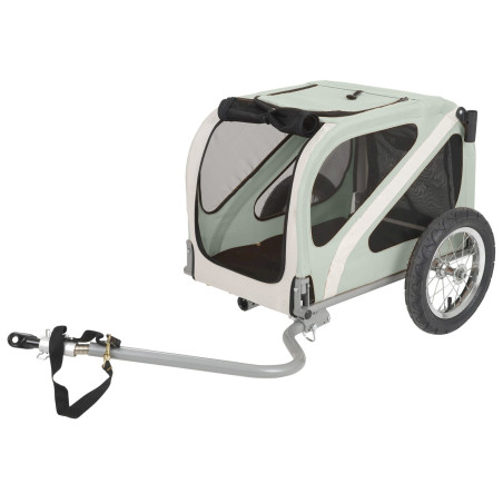 BLUE BIRD Vélo Attache Chien Mini - Mini dog trailer 12" mud/beige