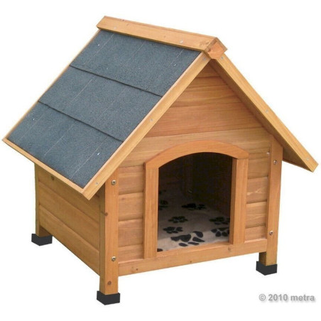 Chenil Niche de Chien Bois 70 x 60 x 75 cm