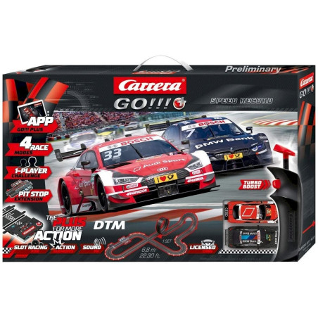 Carrera GO!!! PLUS DTM Speed Record - coffret circuit voitures (20066009)