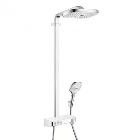 hansgrohe Raindance Select E 300 3jet 27127400 Sho­wer­pipe, blanc/chromé