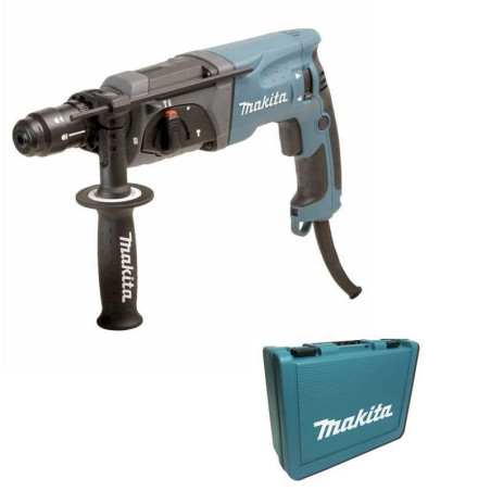 Makita Bohrhammer HR2470FT blau/ schwarz, Trans­port­kof­fer, 780 Watt, Retail