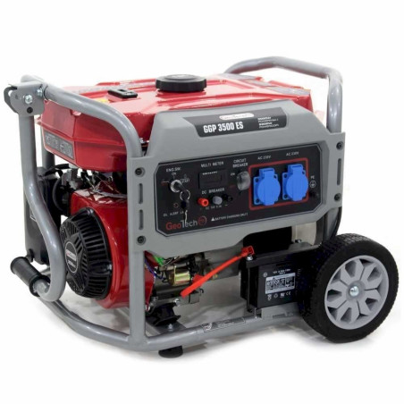 GeoTech Pro GGP 3500 ES Stromerzeuger 230V einphasig auf Wagen mit E-Starter