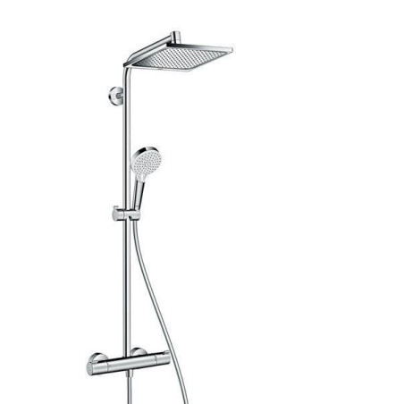 Hansgrohe Crometta E 240 Showerpipe 27281000 chrom, 1jet, EcoSmart., 9 l/min, 24 x 24 cm