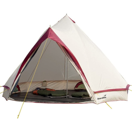 S kandika Comanche Tente tipi Indien 8 Personnes Sable/Rouge