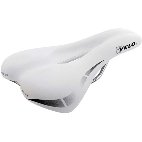 Velo wide:channel-f Selle de vélo Blanc 250 x 168 mm pour dames