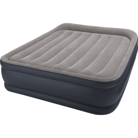 INTEX 64136 Luftbett Deluxe Queen + Pumpe 203x152x42cm