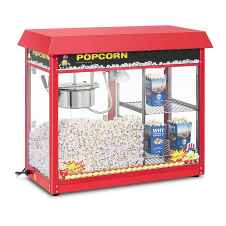 Royal Catering RCPC-16E machine à popcorn avec compartiment chauffant