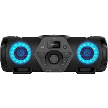 JVC RV-NB300DAB Boomblaster Gettoblaster 60 watts avec radio Bluetooth CD USB DAB +