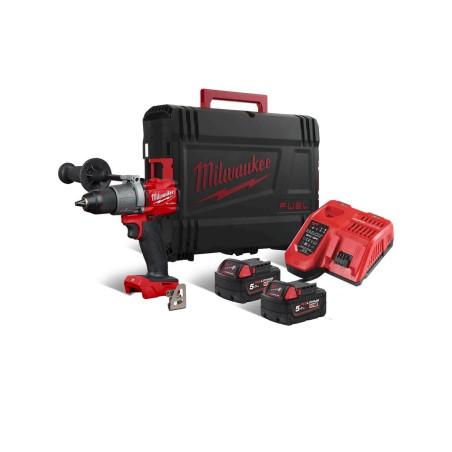 Milwaukee M18 FDD2-502X Akku-Bohrschrauber + 2x 5Ah Akku + Ladegerät