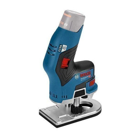 Bosch Professional 06016B0002 Affleureuse sans Fil GKF, 12 V, Bleu/noir