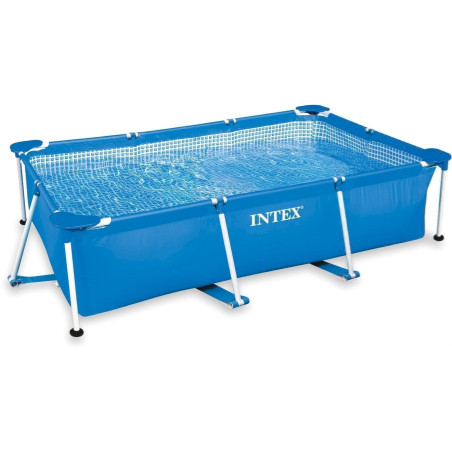 Intex Piscine tubulaire rec­tan­gu­laire 2,20 x 1,50 x 0,60 m