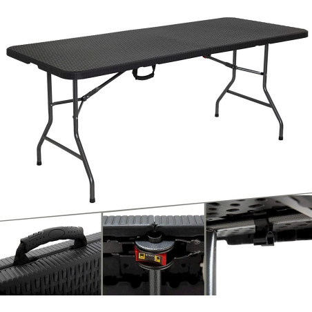 Table Pliante de Camping 180 x 75 x 74 cm